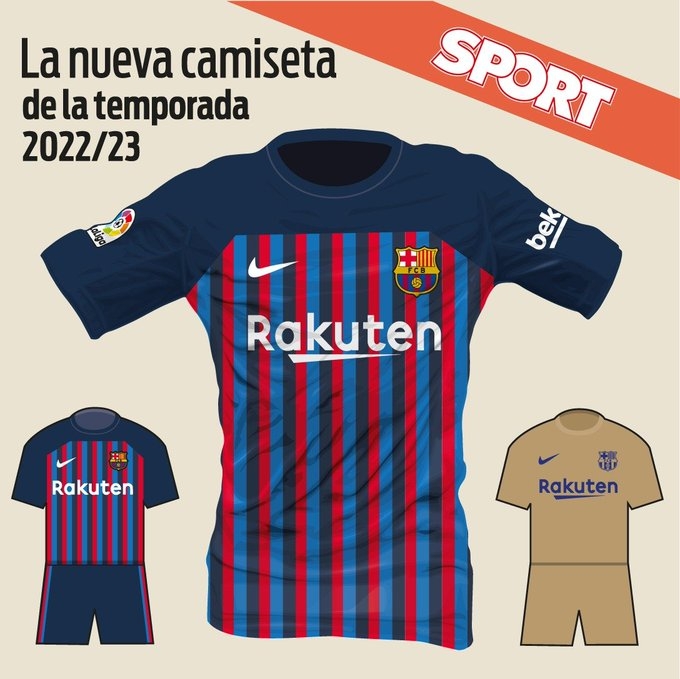 Sport opvallend Barcelona-shirt seizoen 2022/23